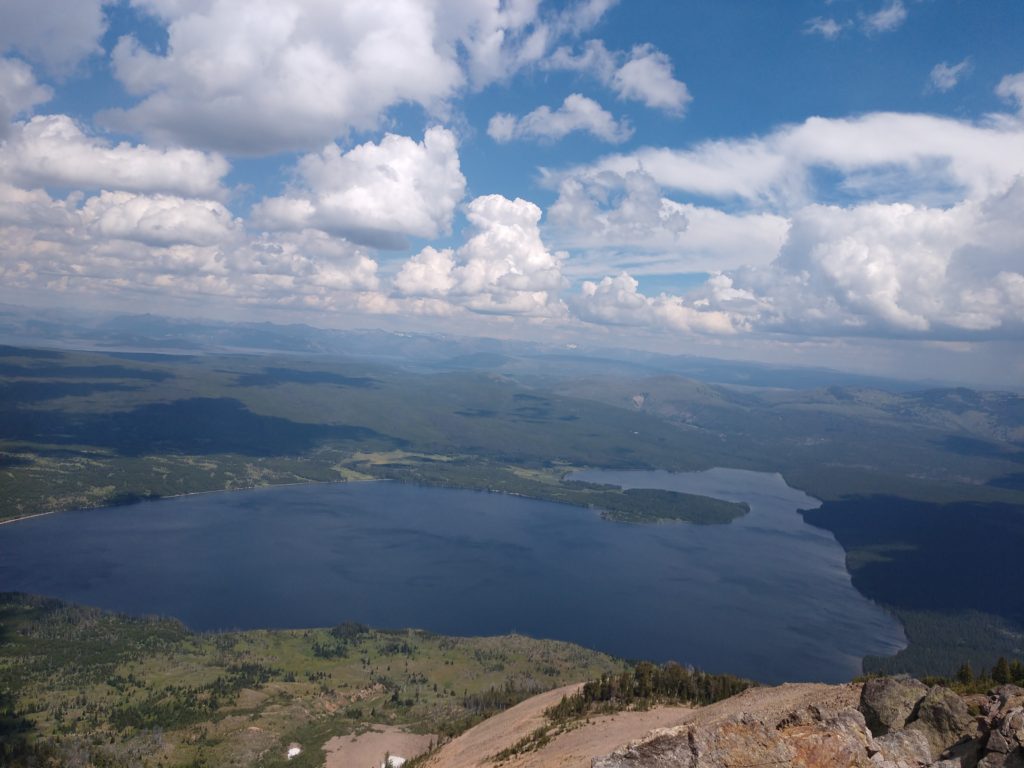 Yellowstone Heart Lake overlook